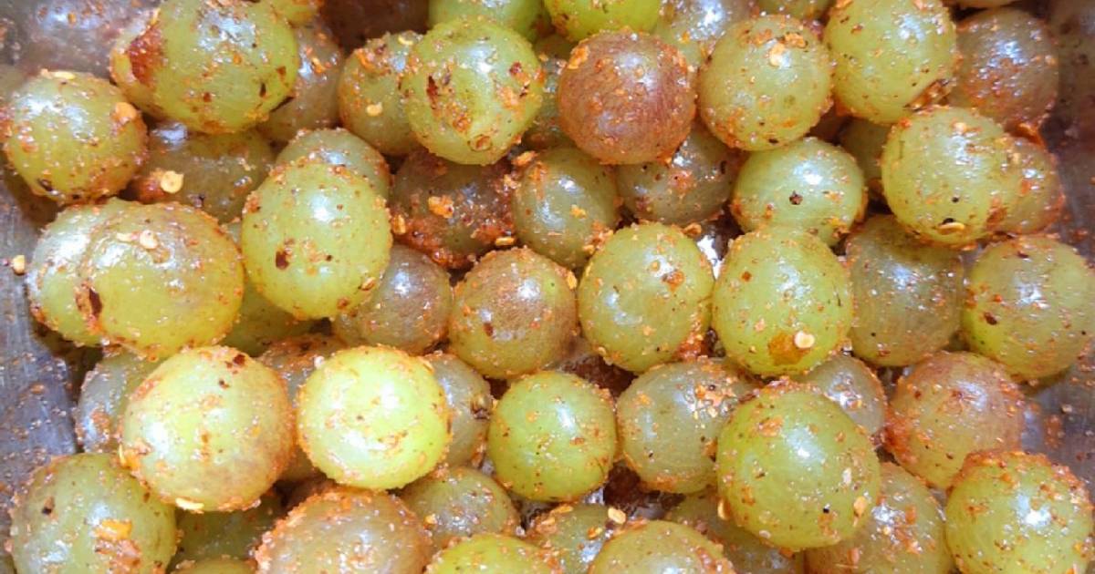 Nho lắc muối ớt
