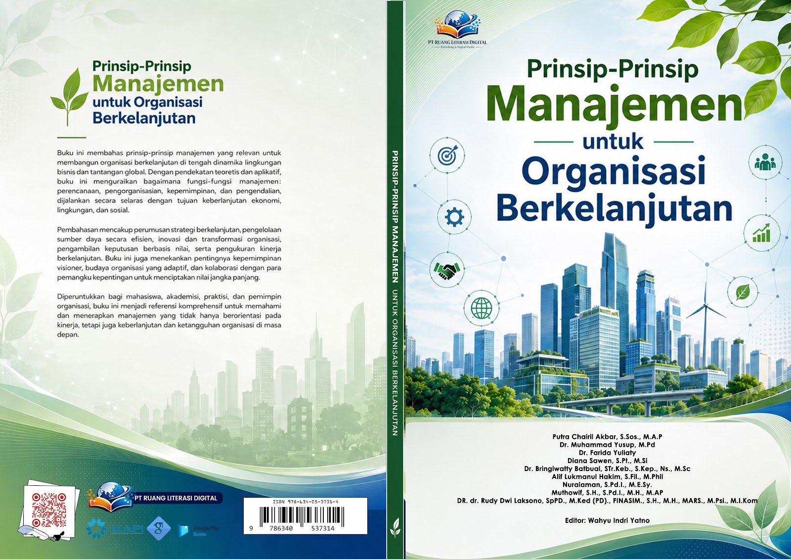 Cover depan Prinsip-Prinsip Manajemen untuk Organisasi Berkelanjutan