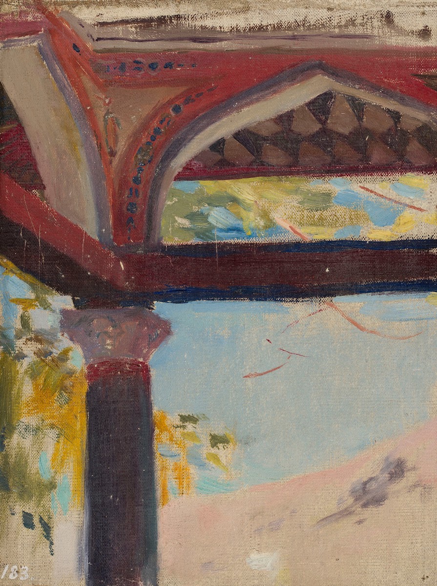Fragment of summer house of Maria Potocka in Bakhchisaray From the journey to Cr