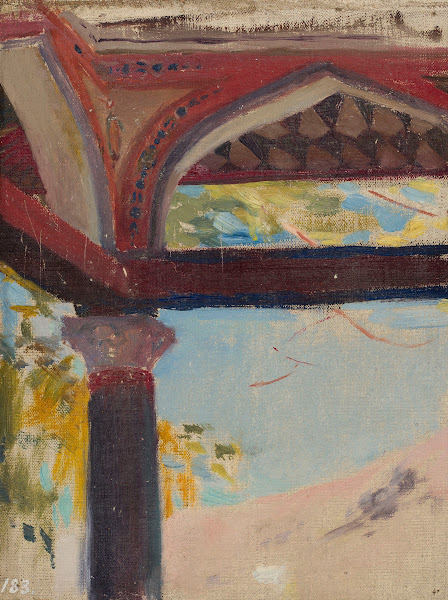Fragment of summer house of Maria Potocka in Bakhchisaray From the journey to Cr