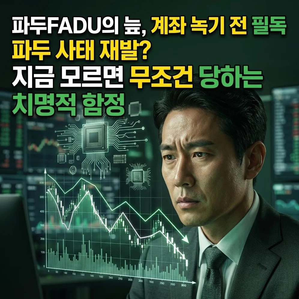 파두(FADU)의 늪, '이것' 모르면 원금 회복은커녕 계좌가 녹아내립니다