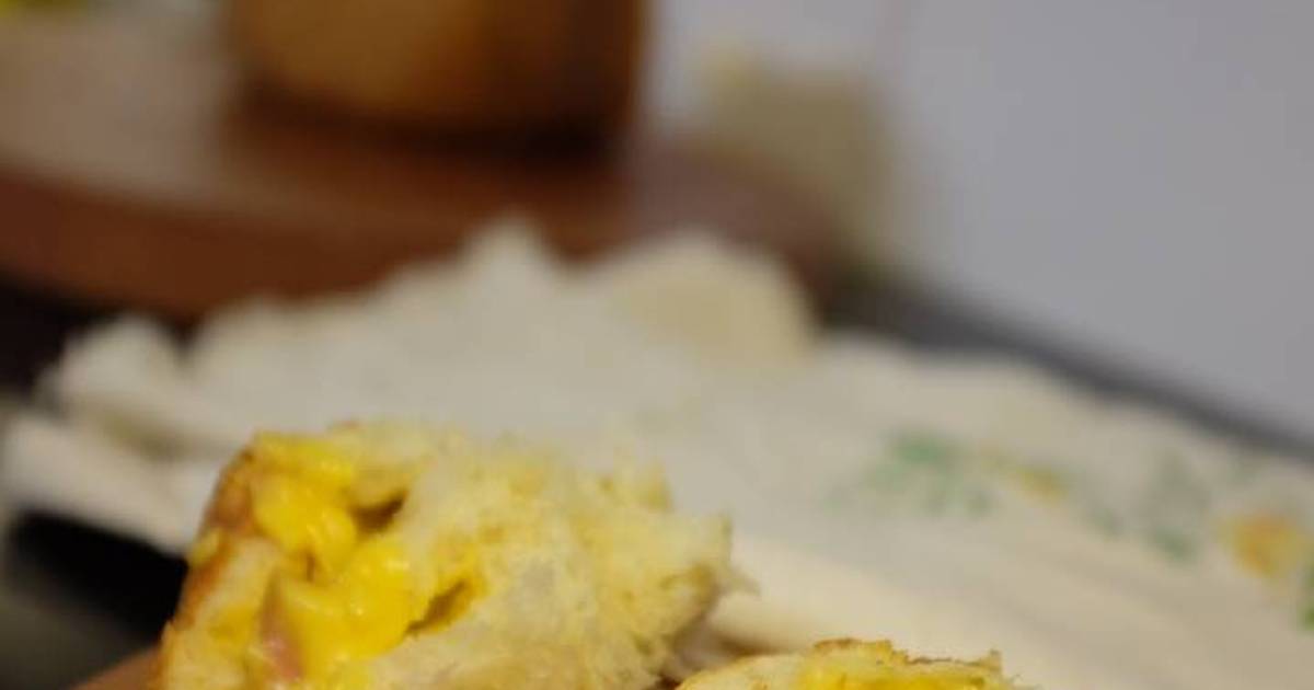 Bánh Mì Nhân Mặn - Công Thức Không Nhồi Bột