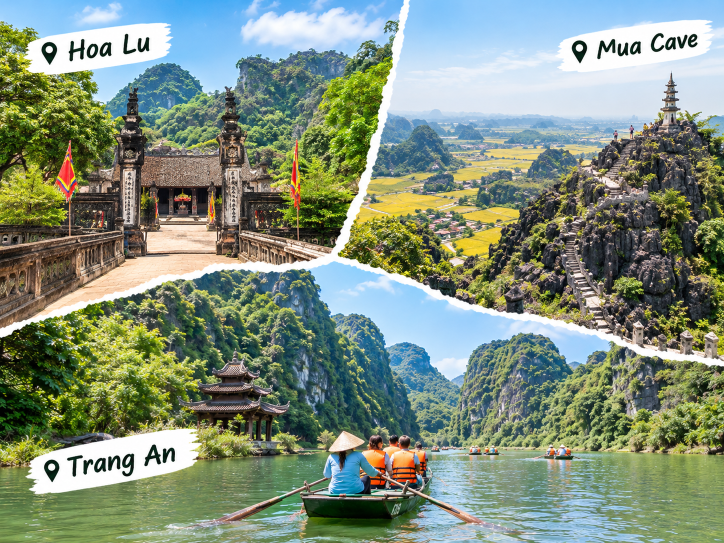 Hoa Lu - Trang An - Mua Cave Tour