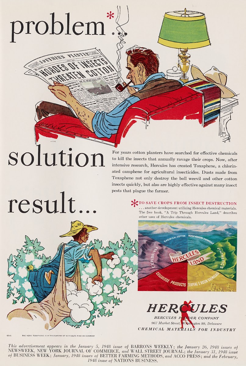 Advertisement for Hercules Toxaphene 1948
