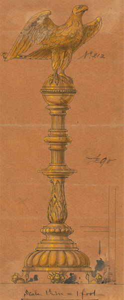 Design executed for Jones and Willis metal and wood workers and church furniture