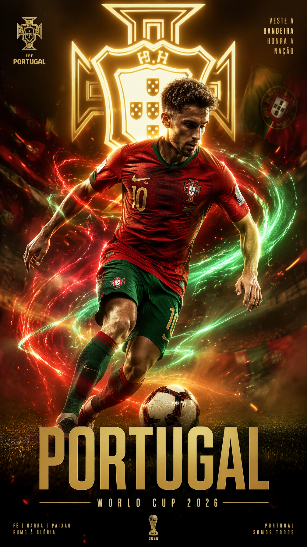 Póster deportivo vertical cinematográfico 9