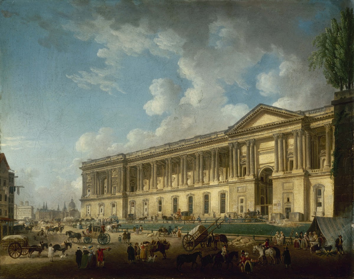 La colonnade du Louvre nouvellement dégagée 1773