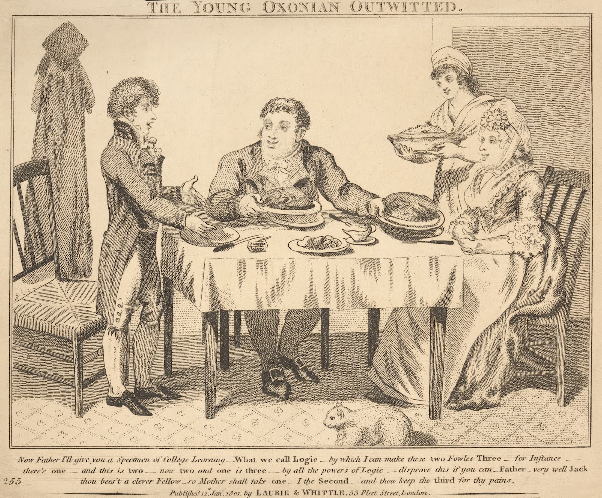 The young Oxonian outwitted 1801