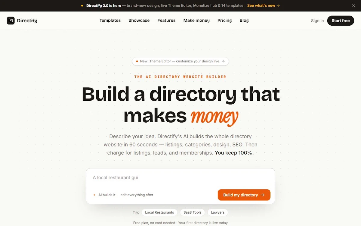 Captura de Directify