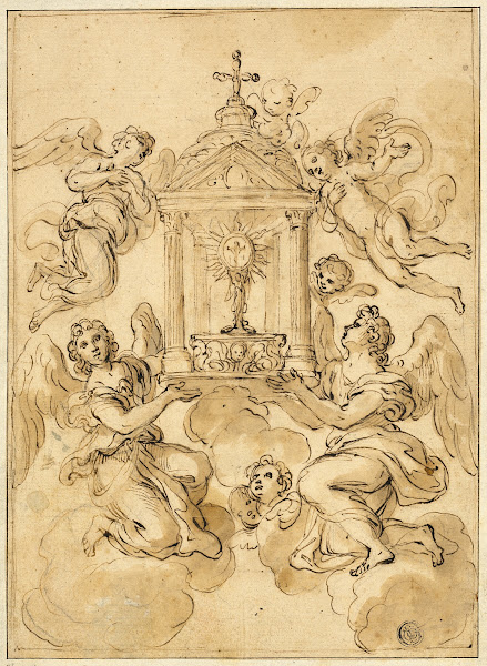 Monstrance Borne by Angels