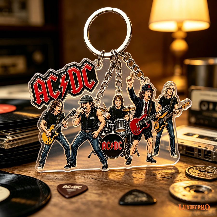 Multi-pendant Acrylic Keychain