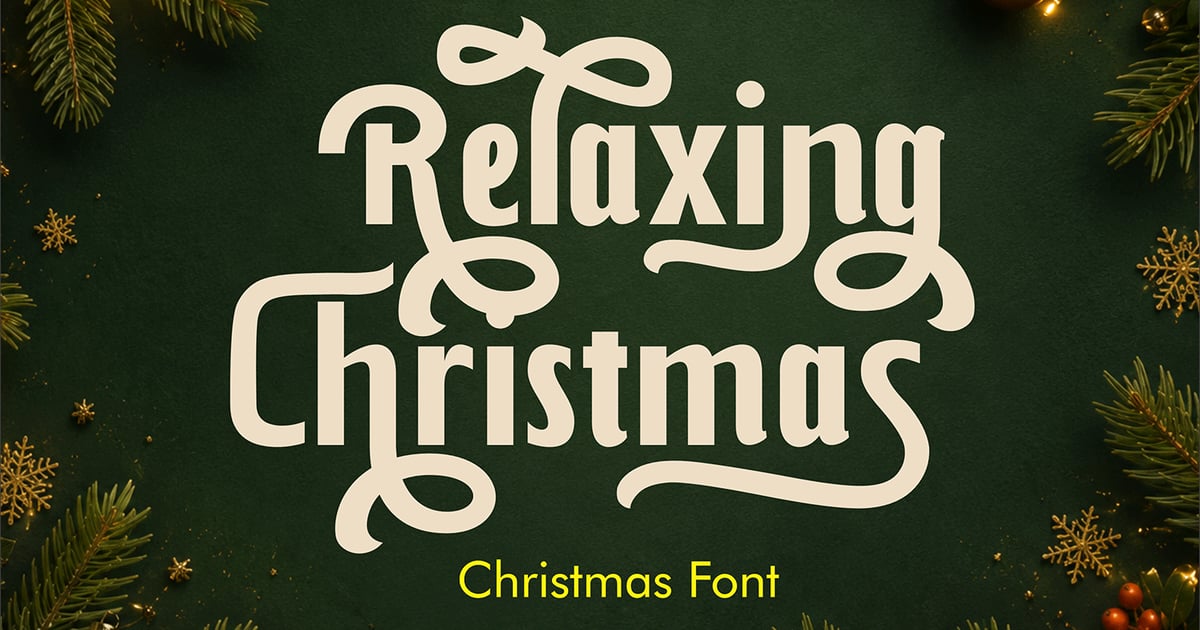 Xmas Font – Relaxing Christmas Free Download – Envato Elements