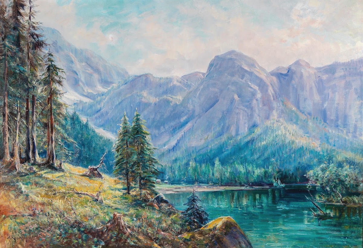 Hallstättersee with View of the Dachstein