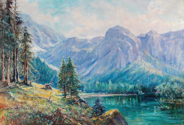 Hallstättersee with View of the Dachstein
