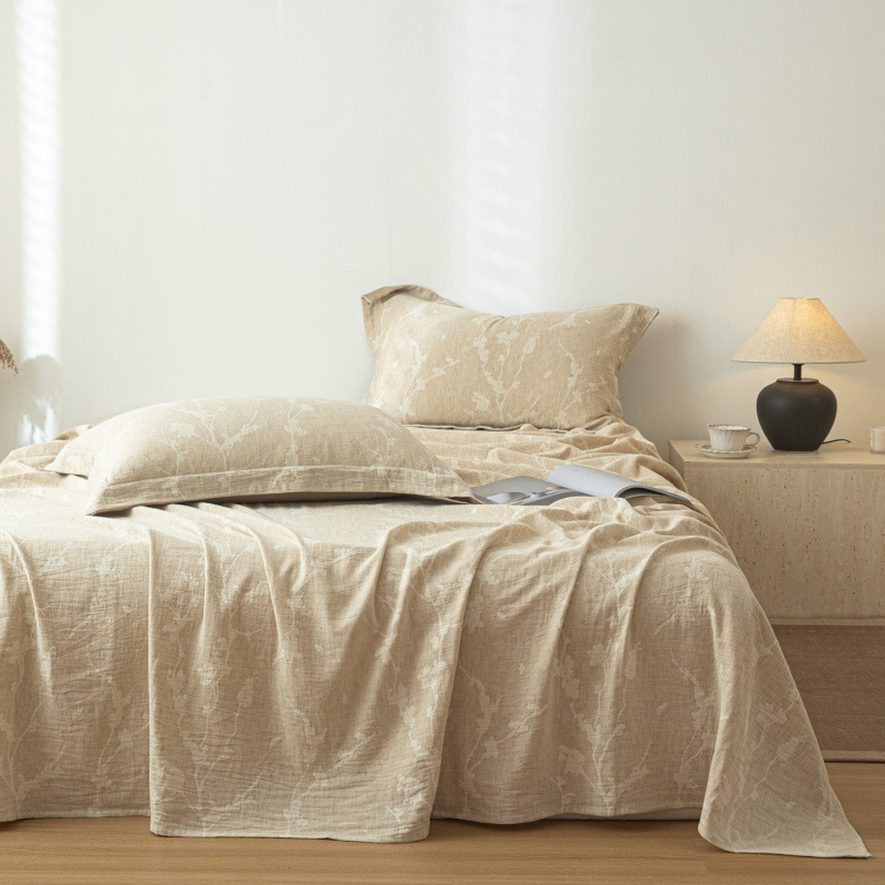 Cotton sheet, jacquard weave