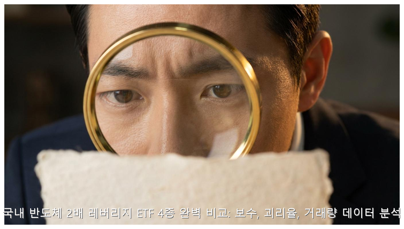 반도체 레버리지 ETF 4종 수익률 보수 비교 핵심 안내 및 분석 인포그래픽 (6)