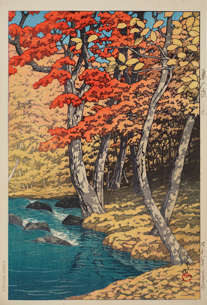 Oirase no aki Autumn at Oirase 1933