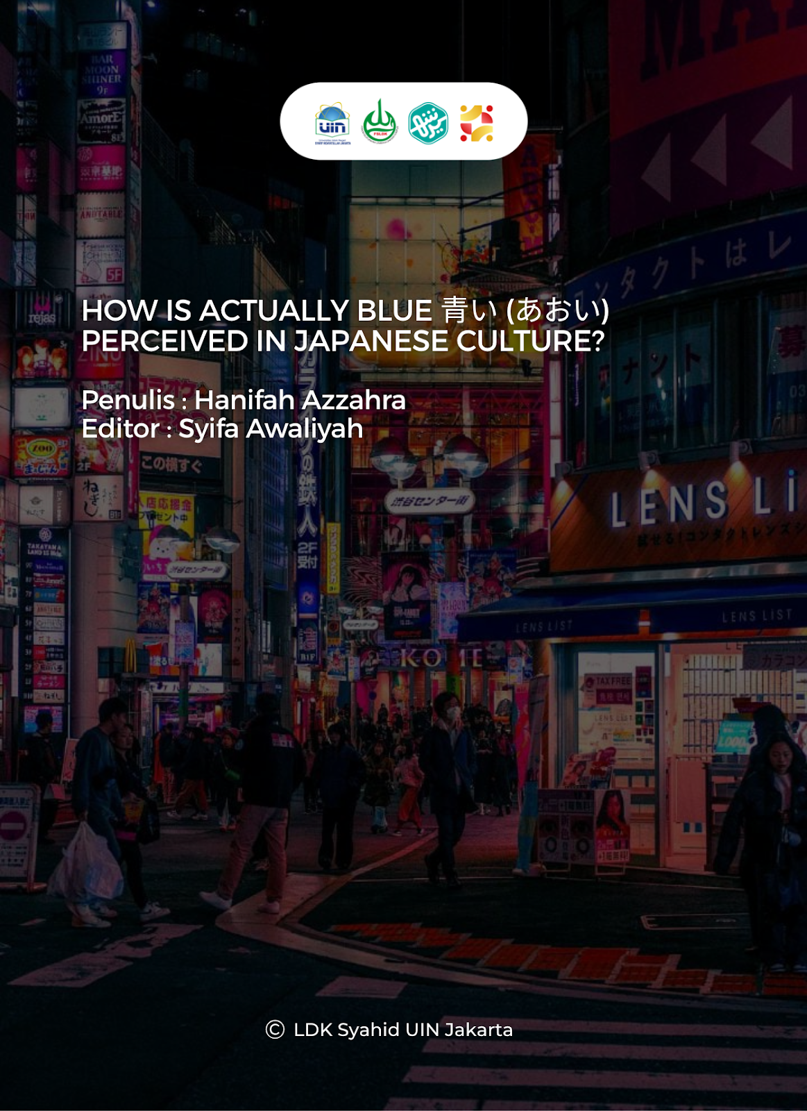 HOW IS ACTUALLY BLUE 青い (あおい) PERCEIVED IN JAPANESE CULTURE?