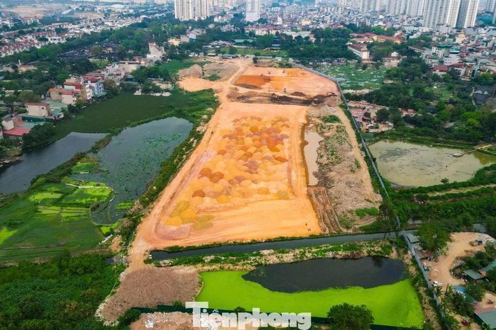 Toàn cảnh đại công trường Depot Xuân Đỉnh của tuyến metro số 2 Hà Nội - Báo Tiền Phong