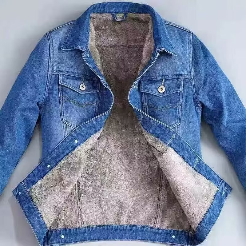 Insulated Denim Jacket for Men