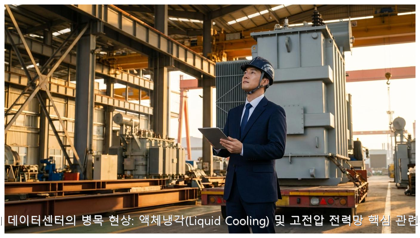 2026 AI 데이터센터의 병목 현상: 액체냉각(Liquid Cooling) 및 고전압 전력망 핵심 관련주 분석 핵심 안내 및 분석 인포그래픽 (5)