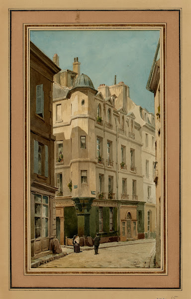 Tourelle rue du Jardinet en 1869