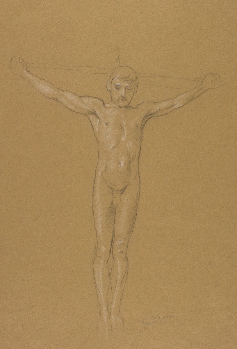 Study for the Image of Christ on the Cross 1906   1908