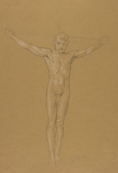 Study for the Image of Christ on the Cross 1906   1908