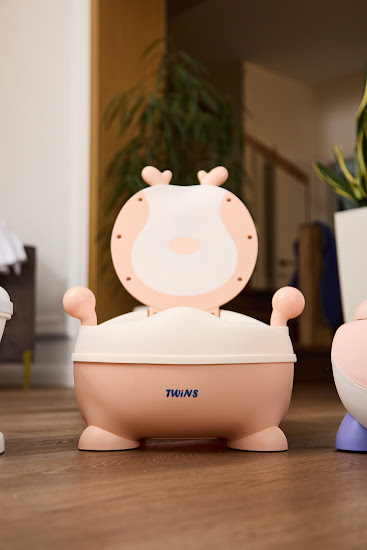 Дитячий горщик Twins Оленятко рожевий