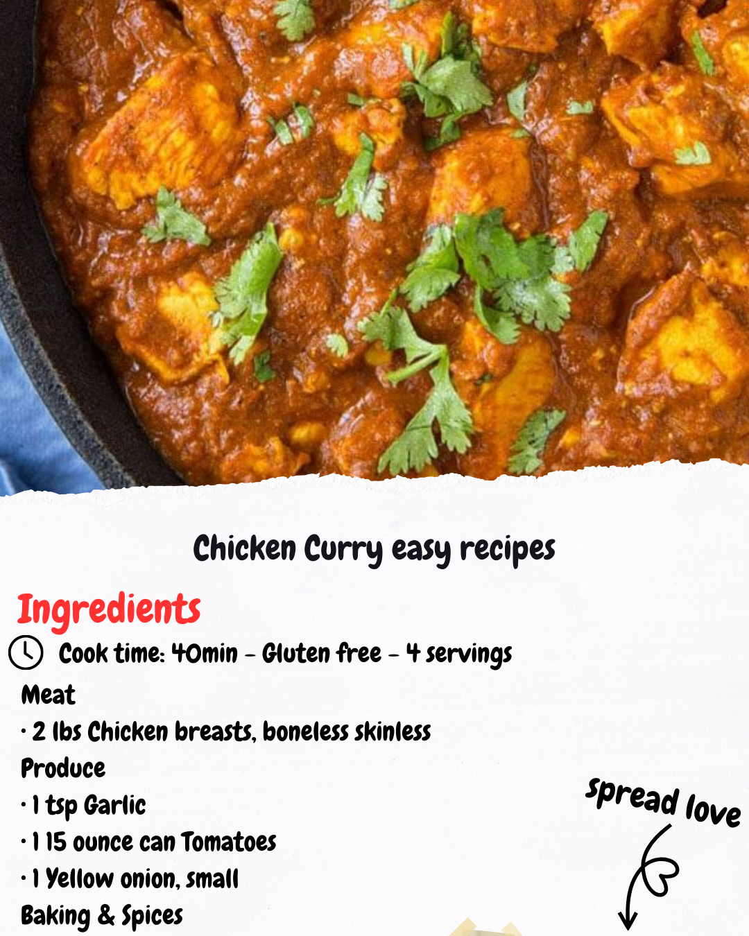 Chicken Curry easy recipes