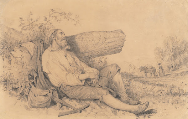 Sleeping Field Worker 1842