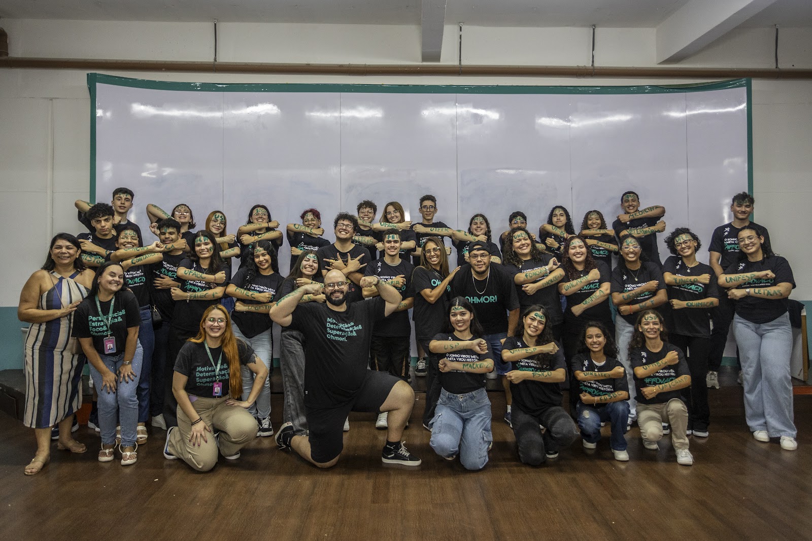 Turma de aprovados da Ohmori