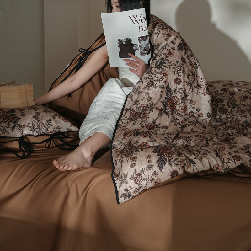 Long Staple Cotton Bedding, Satin, Digital Print