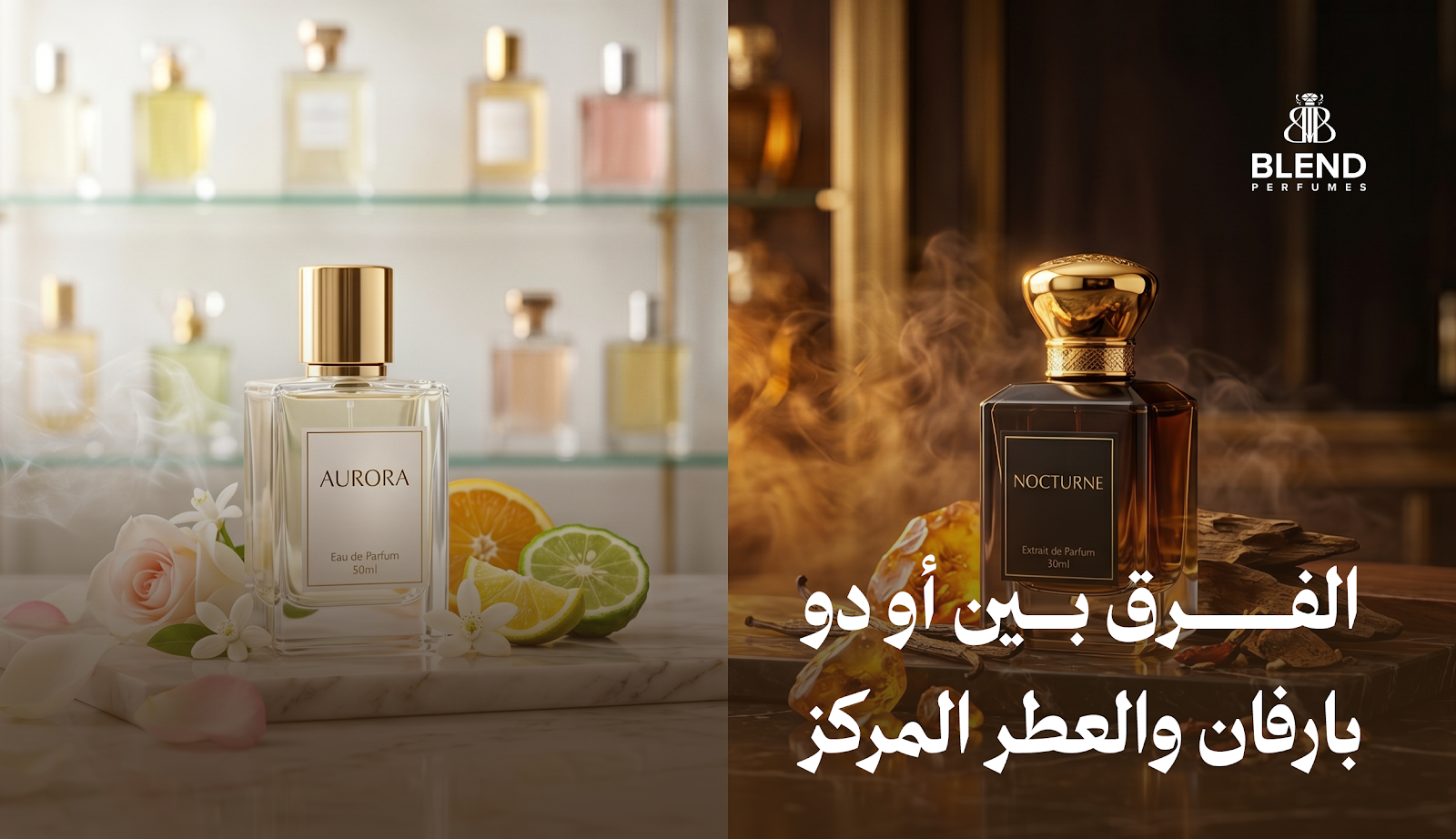 الفرق بين أو دو بارفان والعطر المركز