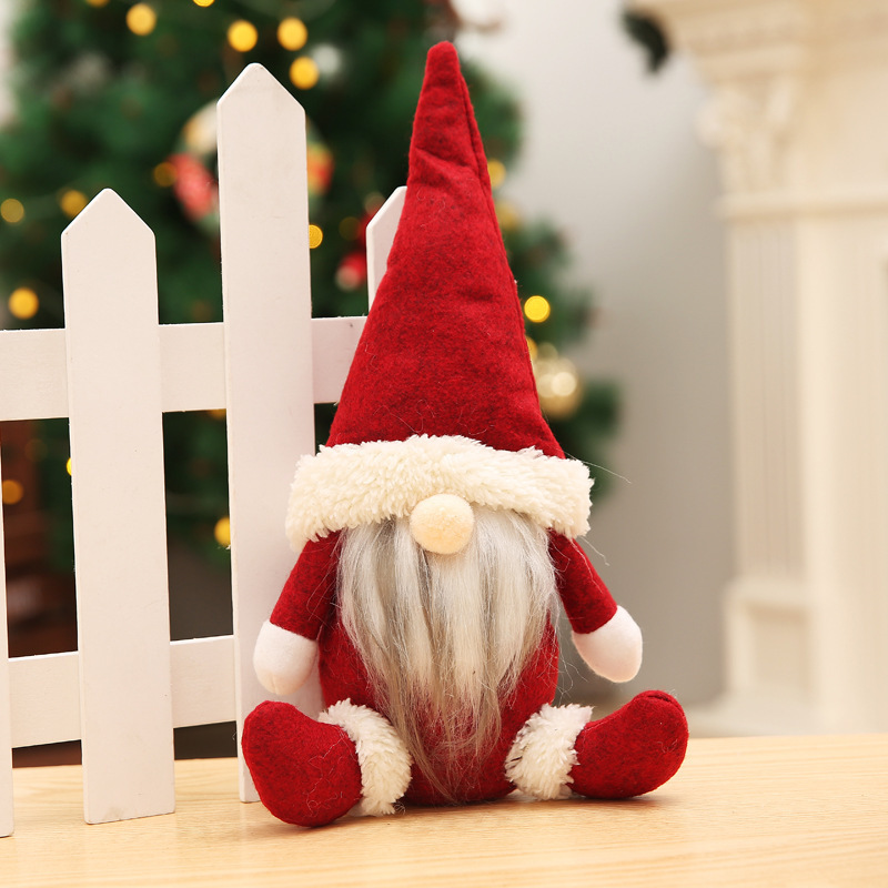 Christmas gnome decorative figure, fabric