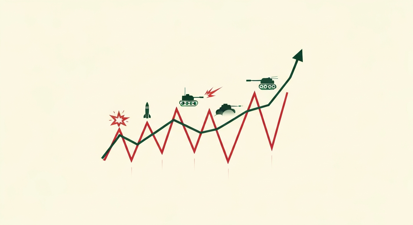 코스피 지정학 충격 회복 차트