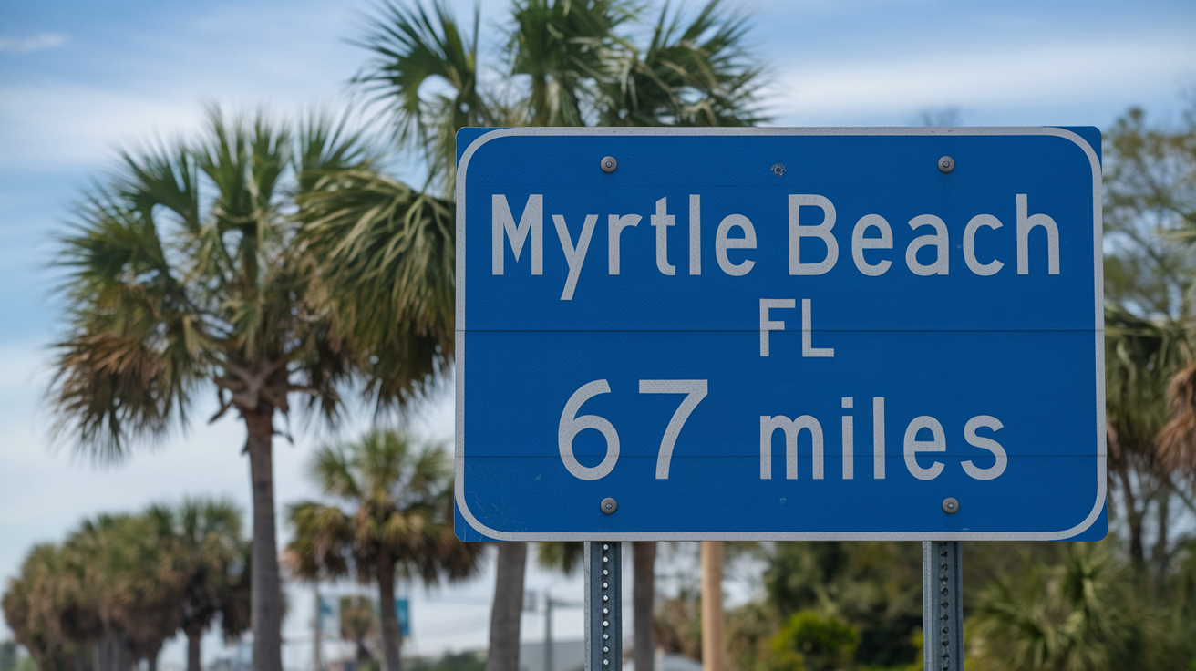 Distance and Travel from Jackson to Myrtle Beach, Florida