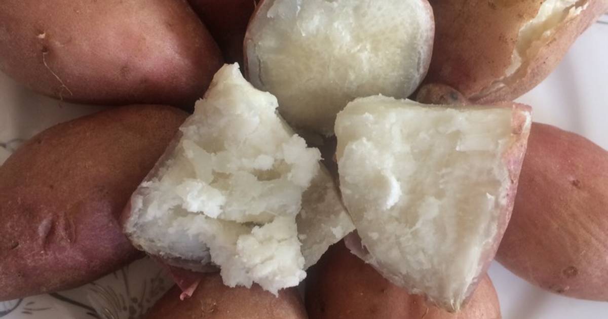 Khoai lang hấp cách thủy