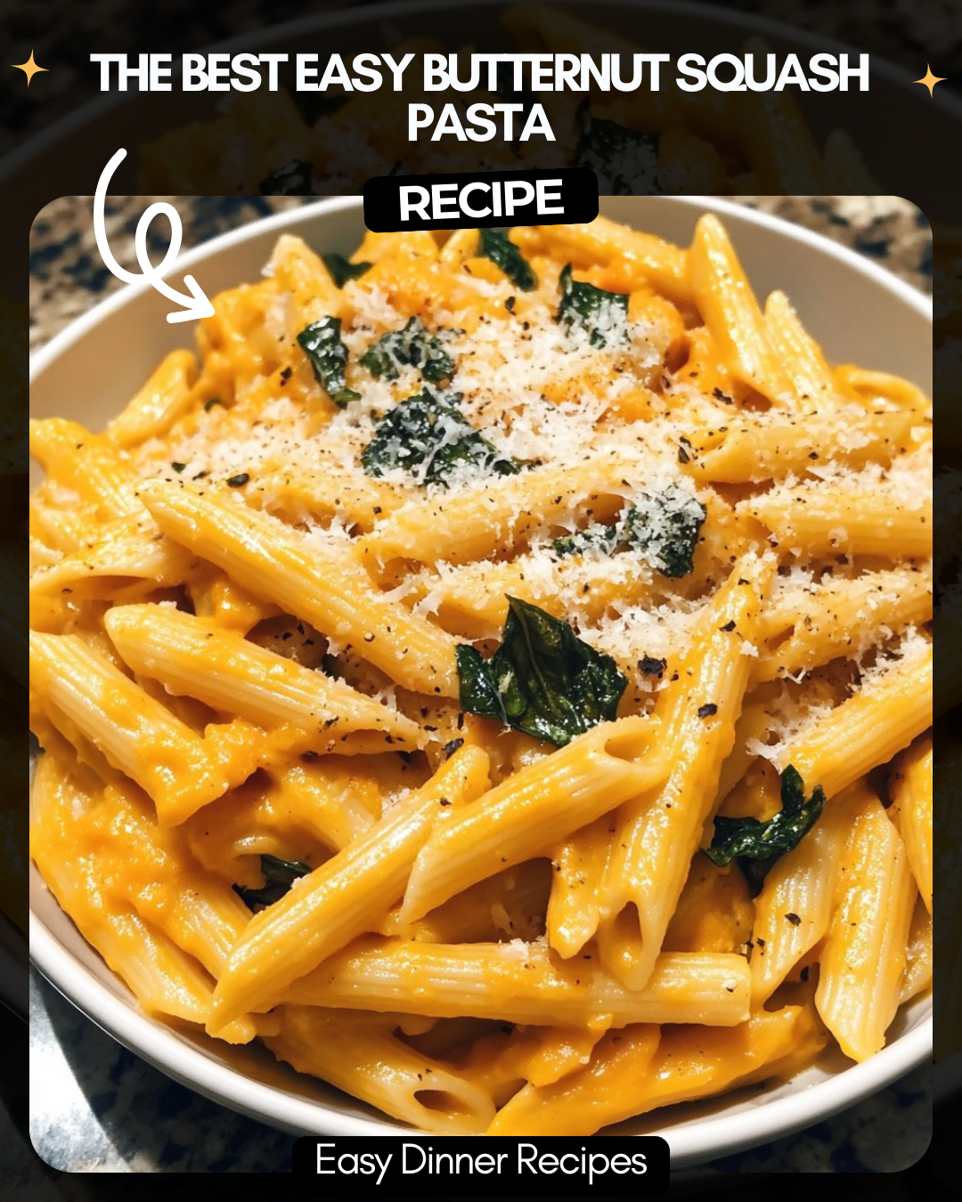 The Best Easy Butternut Squash Pasta