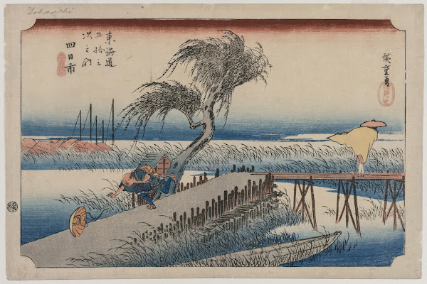 Yokkaichi View of the Mie River from the series The Fifty Three Stations of the