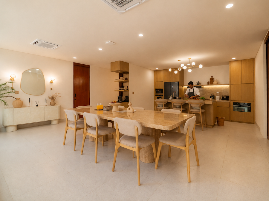 Private chef and curated dining experience at La Calma