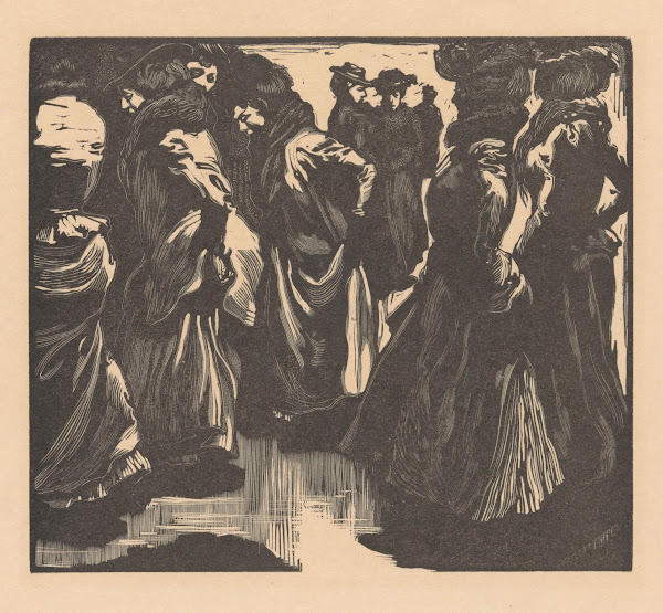 Vrouwen in de regen