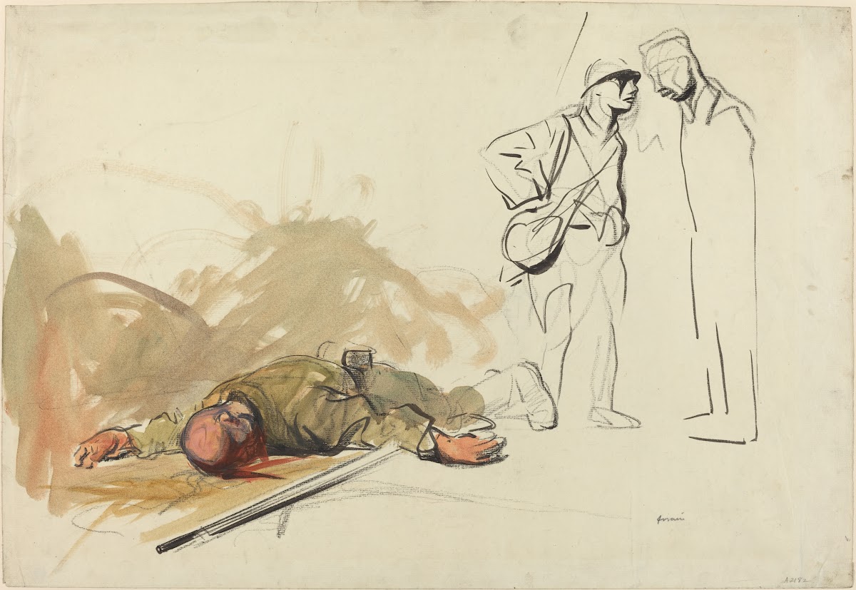 Dead German Soldier c 1914 1919