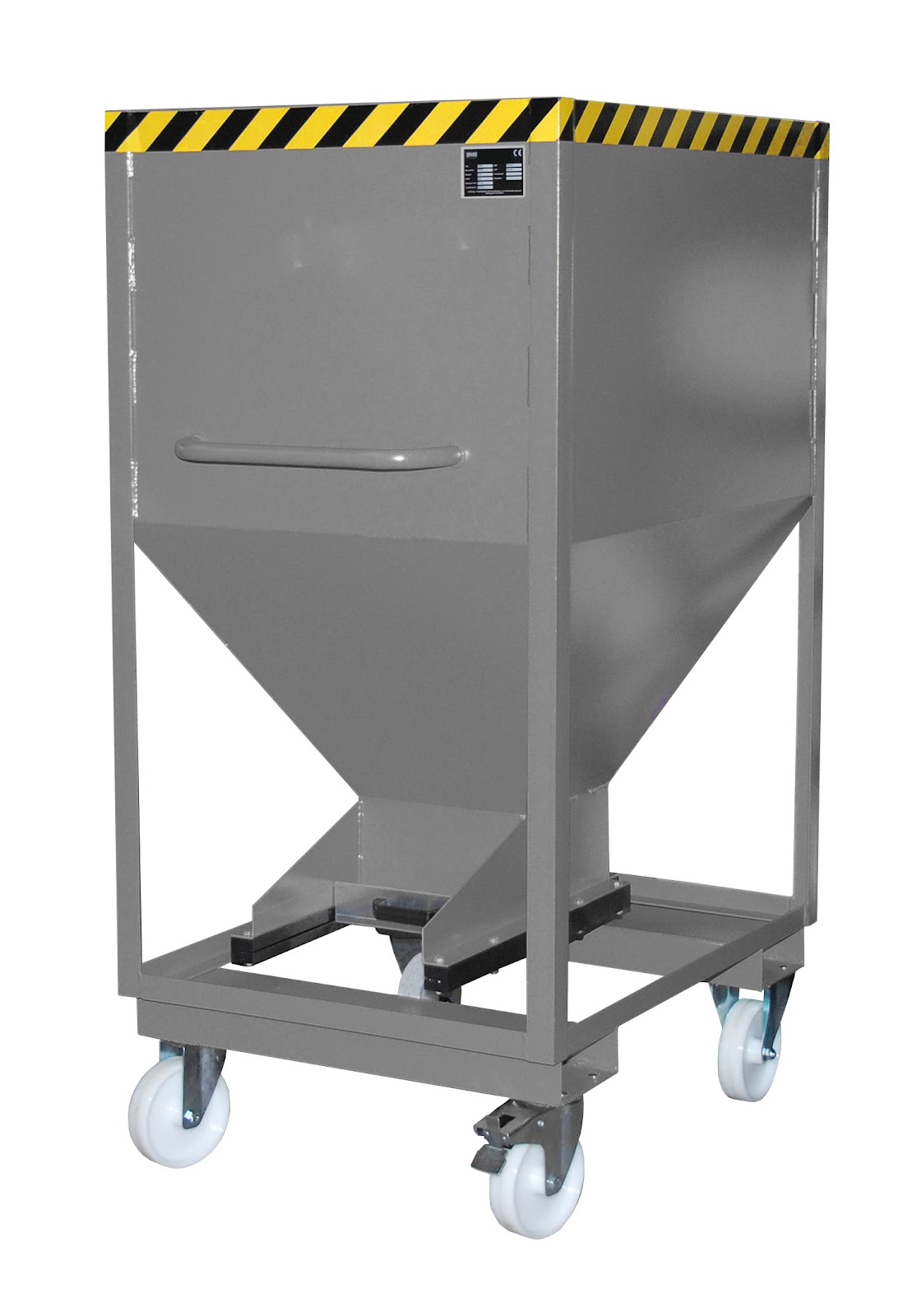 Silocontainer SRE-D 600, gelakt, Muisgrijs