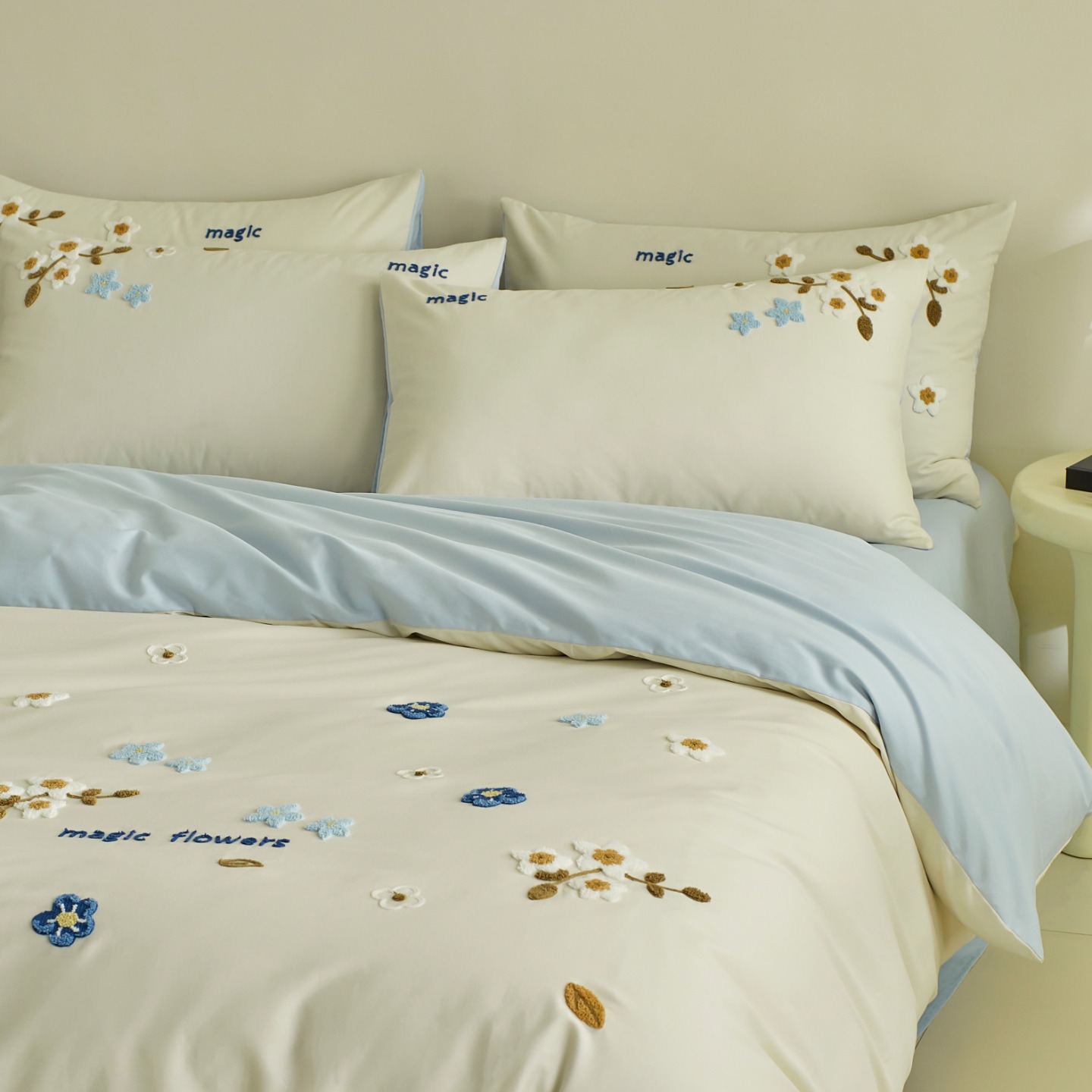 Long-Staple Cotton Bedding, 4-Piece, Autumn/Winter