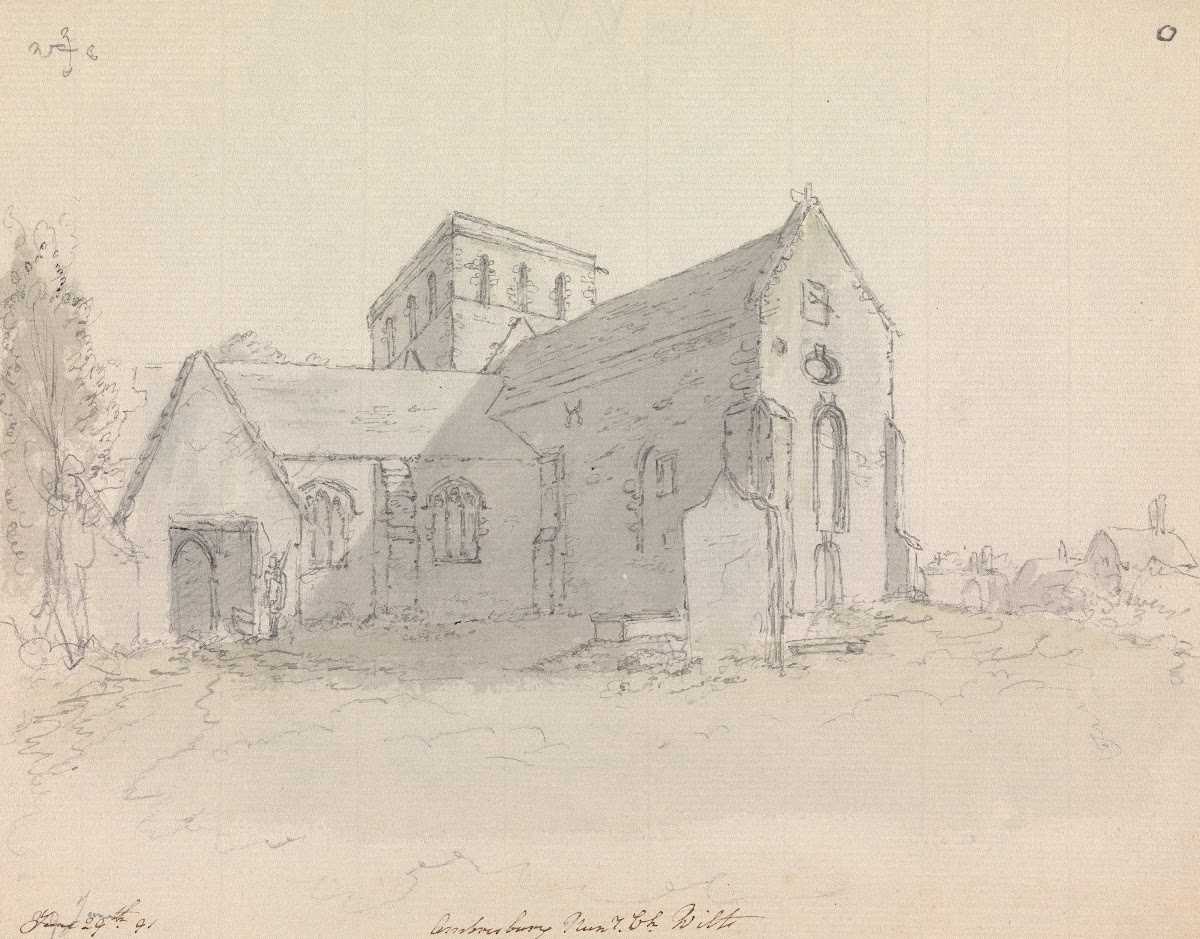 Amsbury Abbey Wiltshsire England 1791
