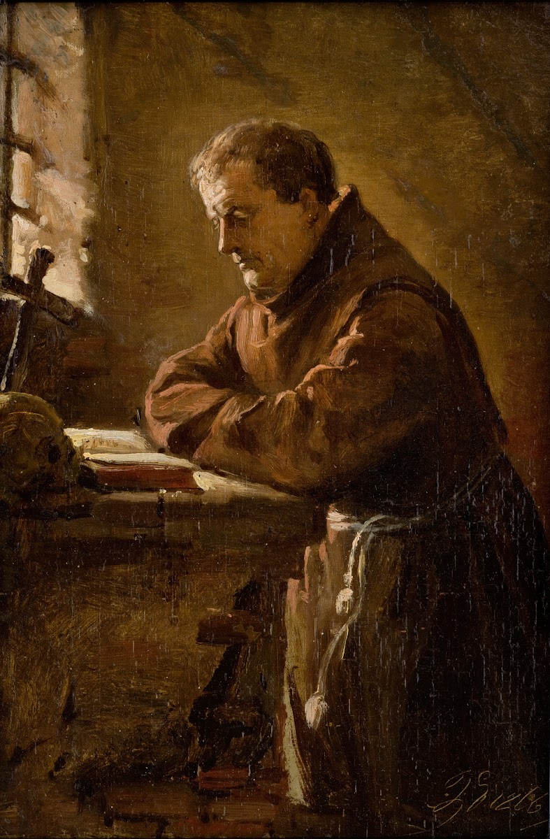 Praying Monk 1865