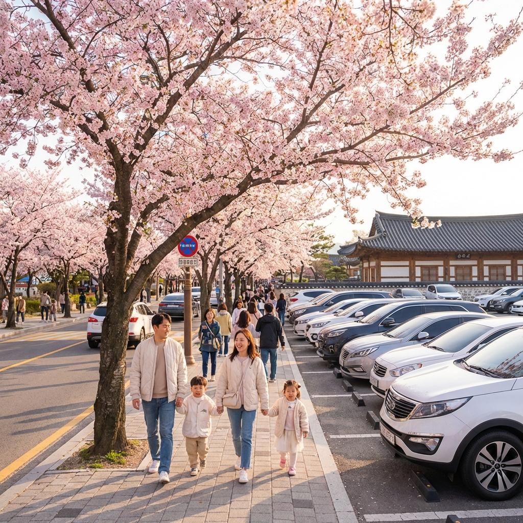 주차 전쟁 끝! 경주 봄꽃 축제 주차 명당 & 대중교통 완벽 가이드 🅿️