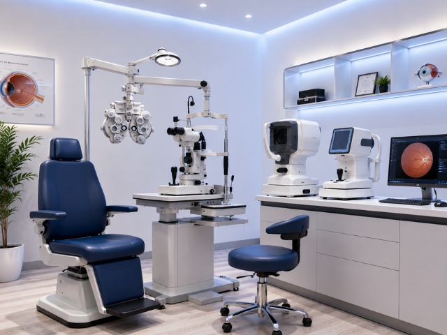 Comprehensive eye examination and diagnostics suite at Dayal Eye Centre, Sector 15, Gurugram