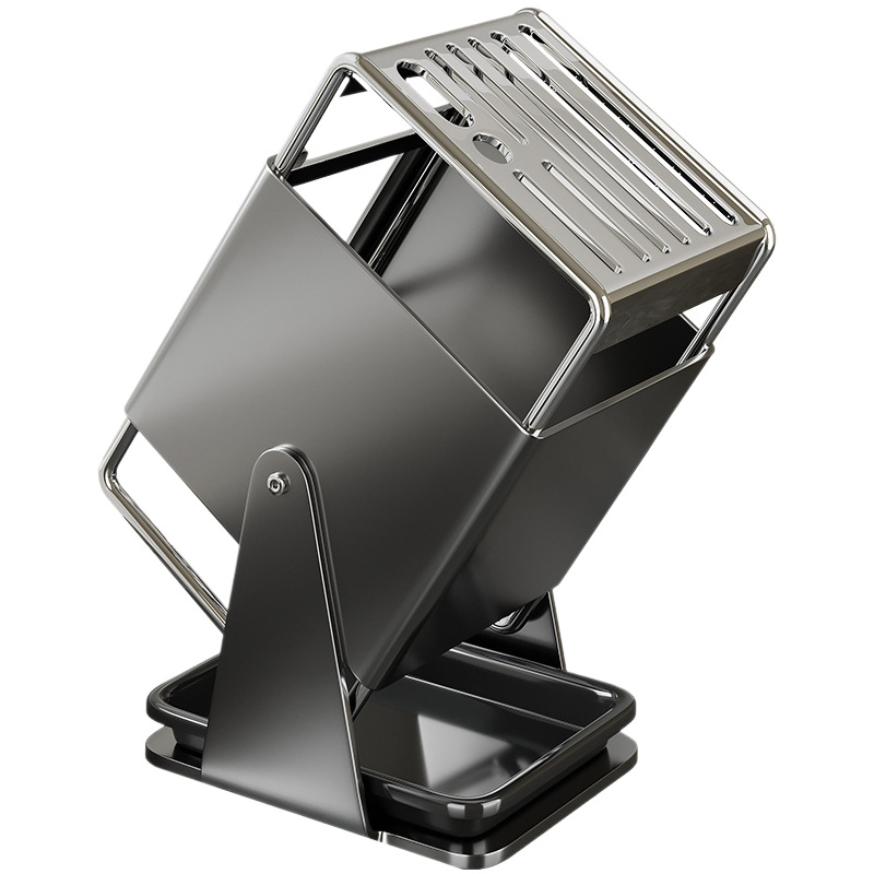 Multifunctional Knife Holder Set Made of Stainless Steel